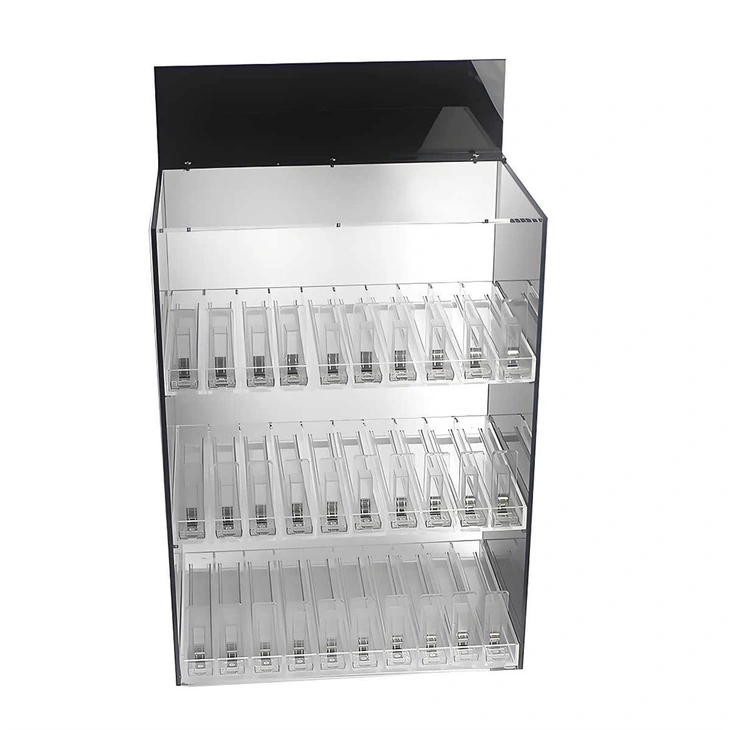 Vetrina Vape in acrilico trasparente OEM